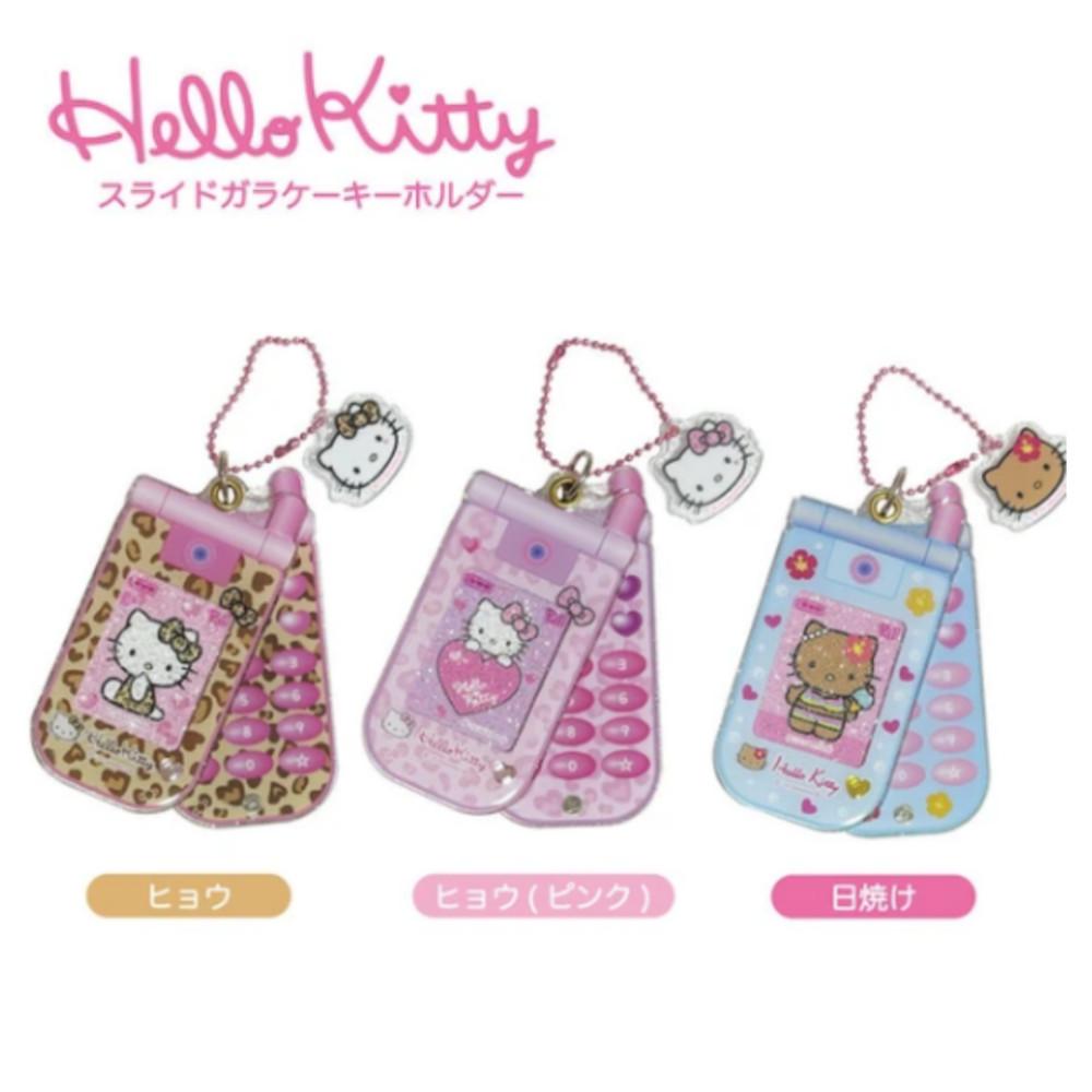 [예약] 12월 발매 산리오 헬로키티 고고 갸루 슬라이더 핸드폰 키링
