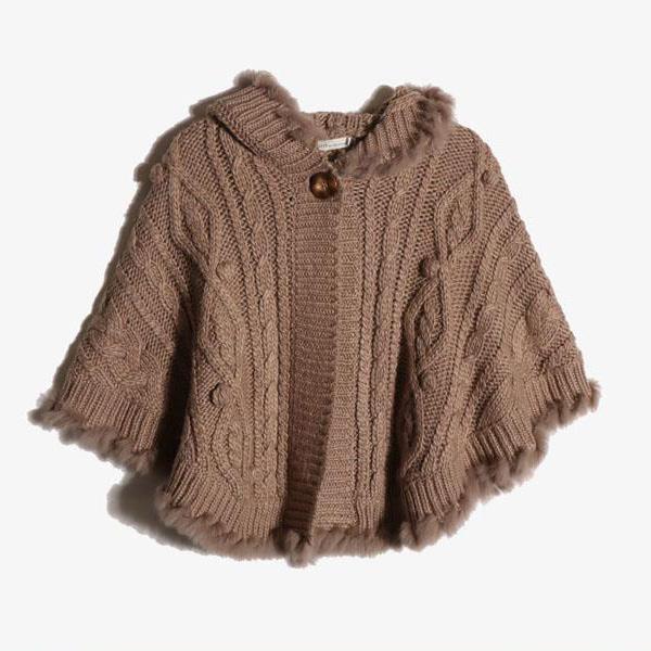 EARTH MUSIC&ECOLOGY - 어스뮤직앤이콜로지 울 아크릴 케이프 가디건   Women M