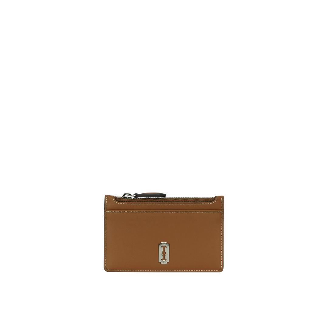 Perfec Index Zipper Card Wallet (퍼펙 인덱스 지퍼 카드지갑) Camel