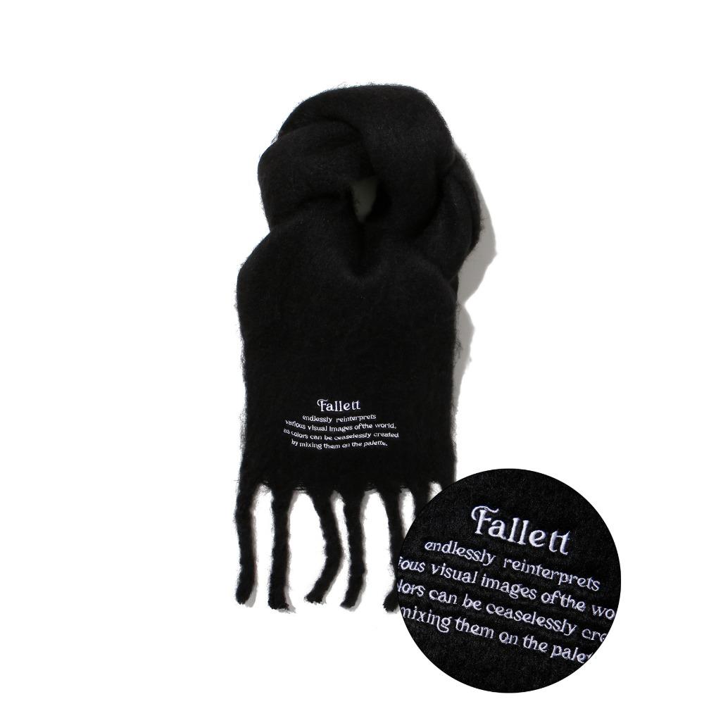 스토리 로고 머플러 블랙