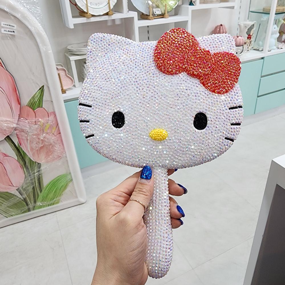설렌당소품샵  국내배송 헬로키티 손거울  DIY 큐비장식 세트