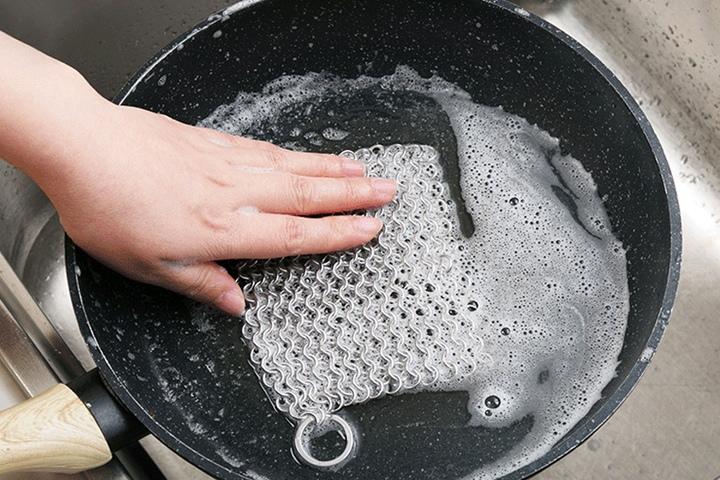 10cm+18cm 반영구 스텐 철 수세미 제로웨이스트