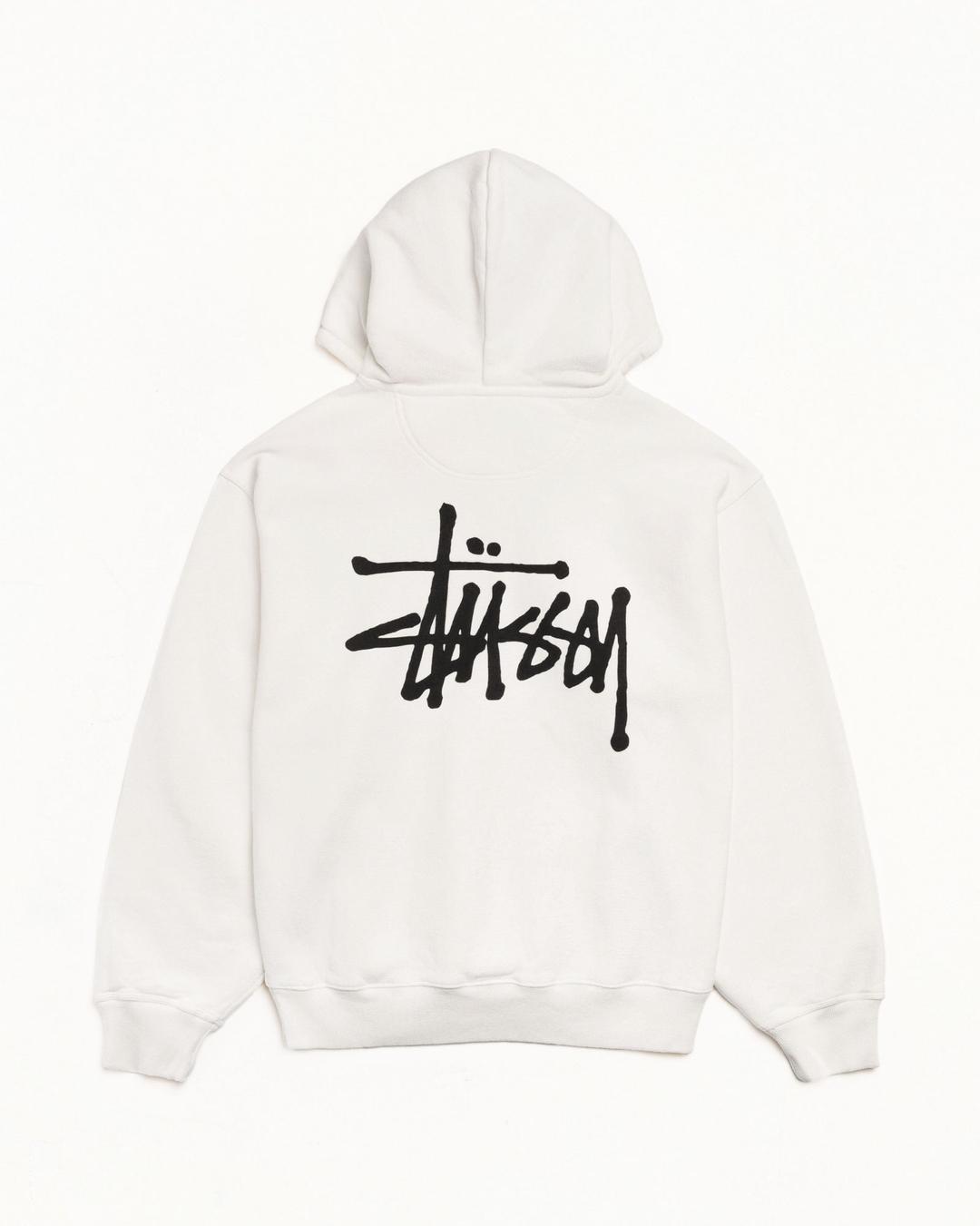 BASIC STÜSSY HOODIE PIGMENT DYED - Natural / L