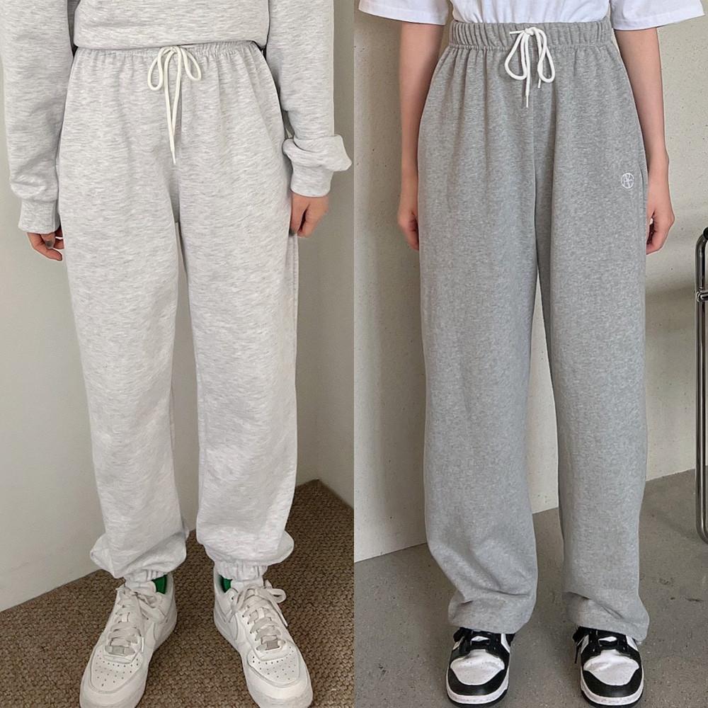 여성조커팬츠 원마일 쭈리 워싱 벌룬 여자 조거 팬츠 고무줄 바지 에이블앤코 조거 봄 여름