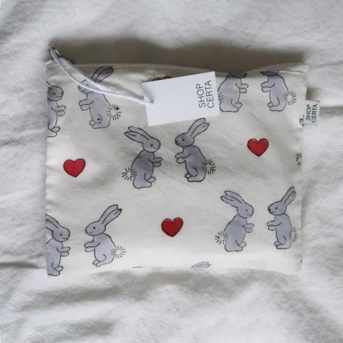 Classic Pouch_Lovey Bunny