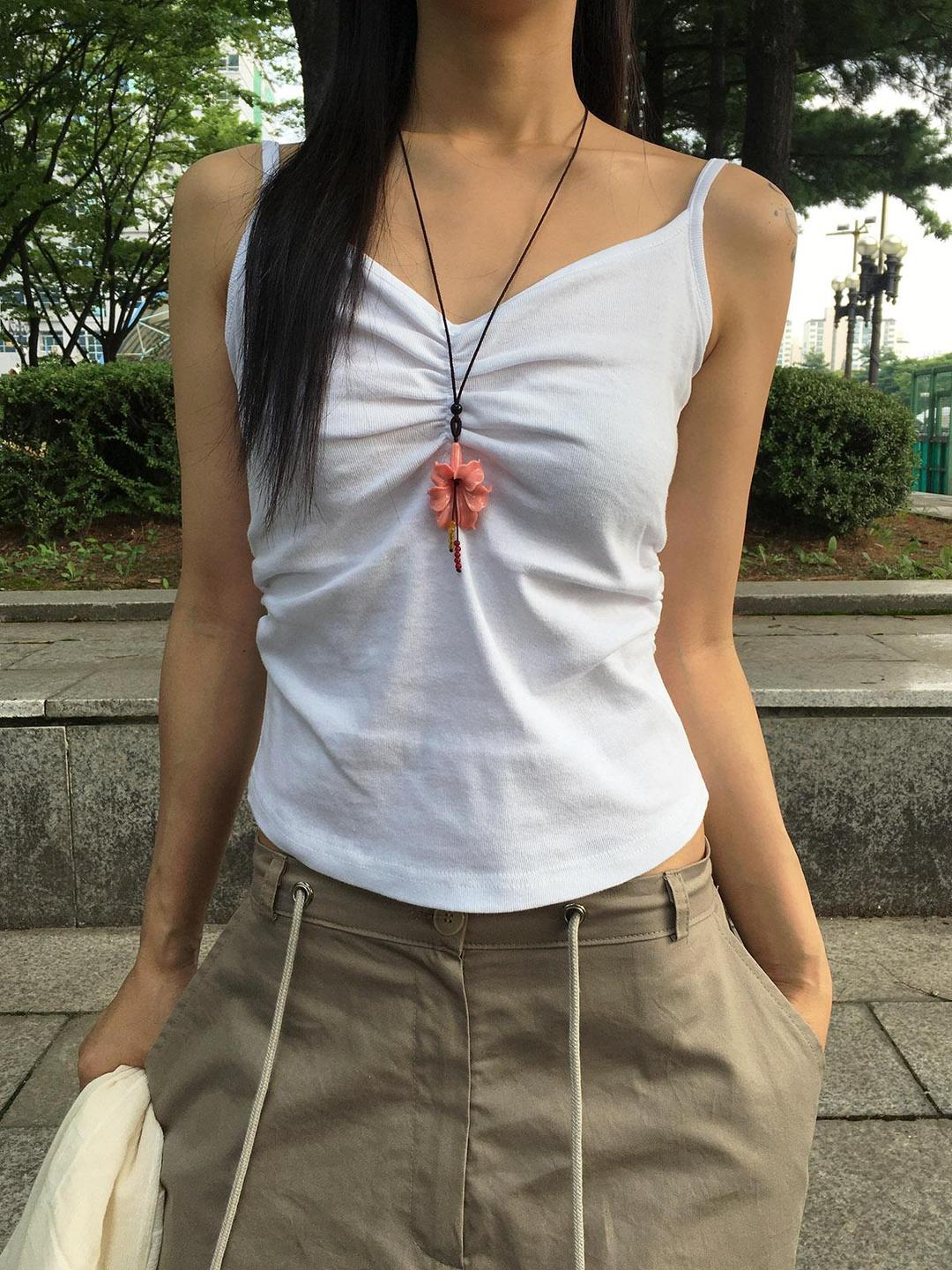 샵오르 제인 셔링 슬리브리스 (3colors)