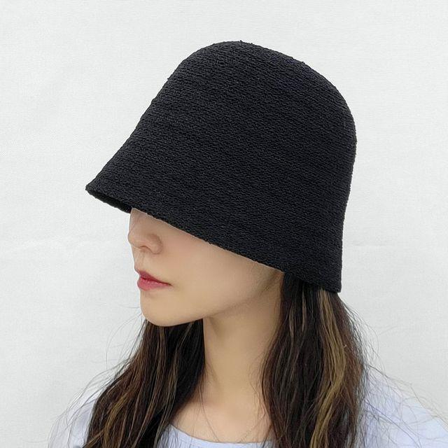 스트릿 벙거지 버킷햇 여성 봄 여름 니트 모자