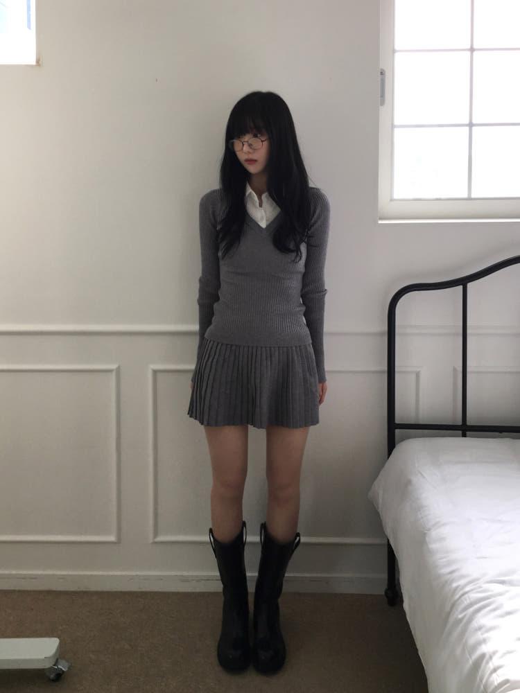 제프 니트 투피스 (one color) 입고 지연