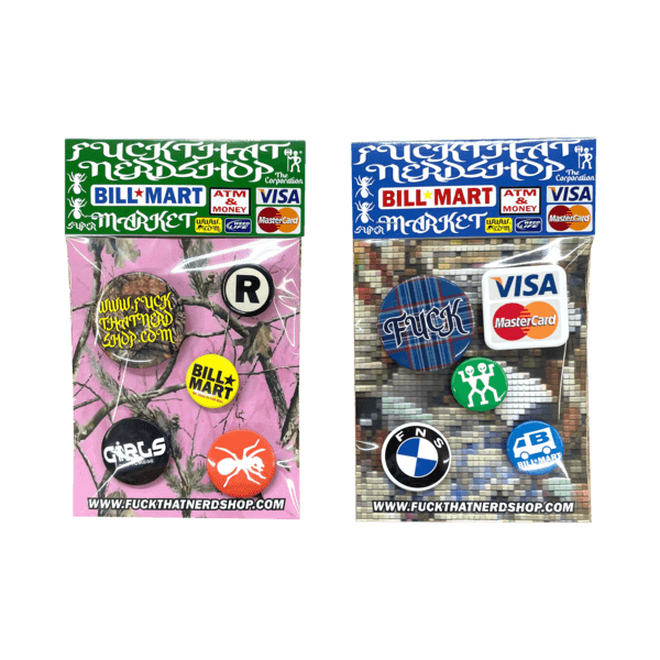 BILLMART BADGE SET (P/B)
