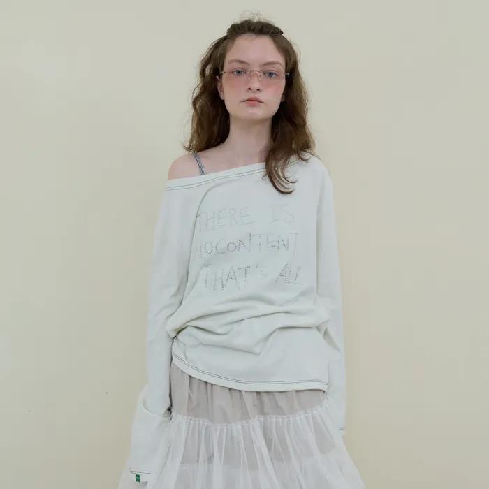 [09월 08일 예약발송]231. Off Shoulder Plain T _ Ivory