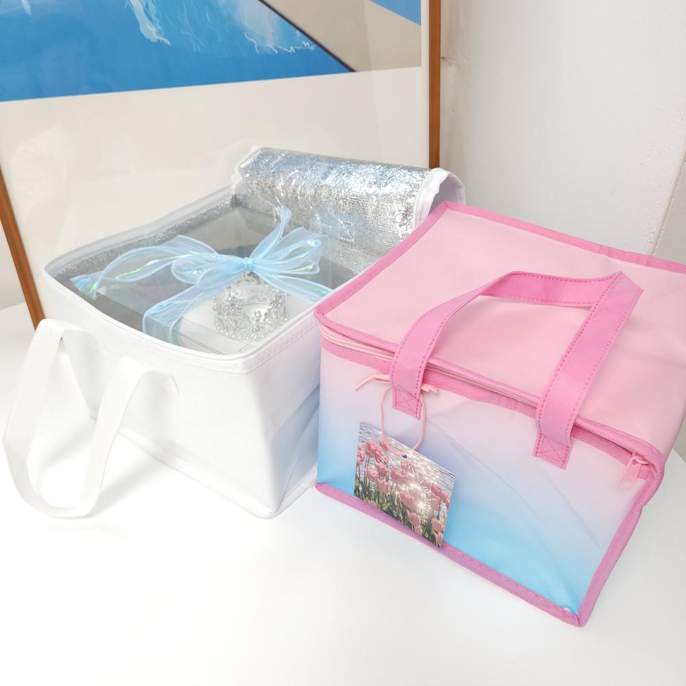 케이크보냉백 케이크 이유식 손잡이 보냉가방 기본형M(26X26X20)