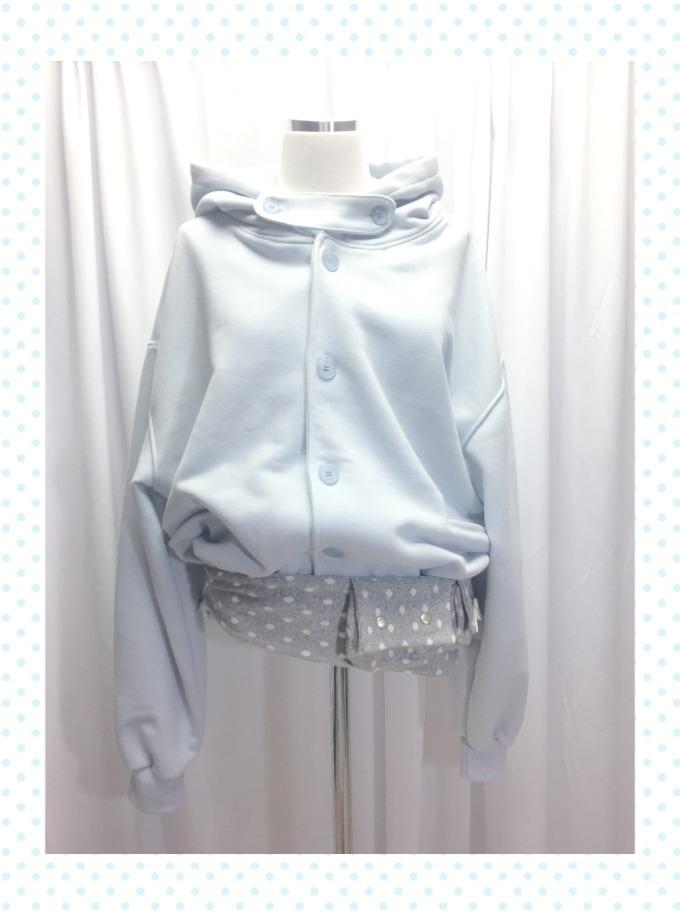묘랑 Wish hood zip-up (4color)