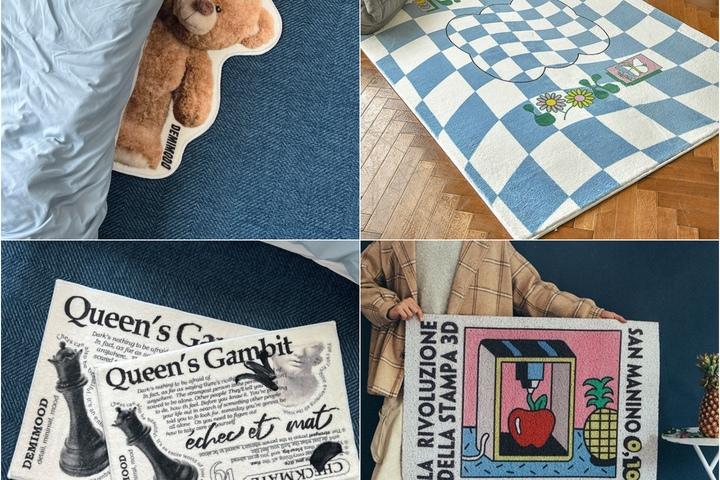 일상의 평범함을 감추는, 유니크한 발매트/러그 모음전