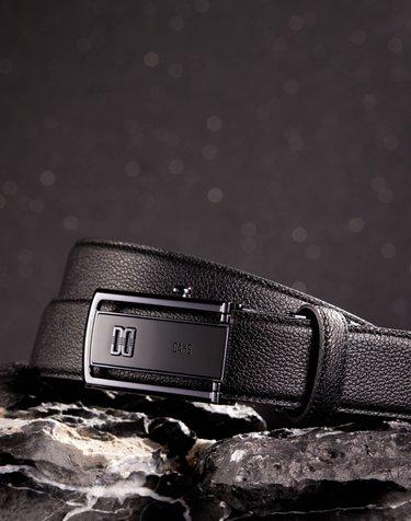 [DD Symbol] 블랙 DD 심볼 소가죽 자동벨트