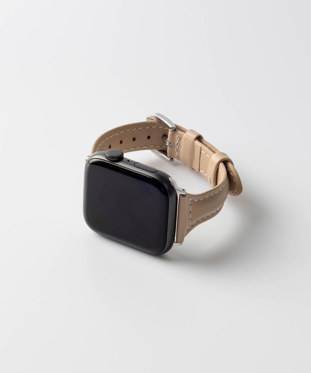 애플워치 슬림 버클 가죽 스트랩 [4컬러]