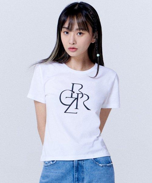 그래픽 베이직 반팔 티셔츠_WHITE