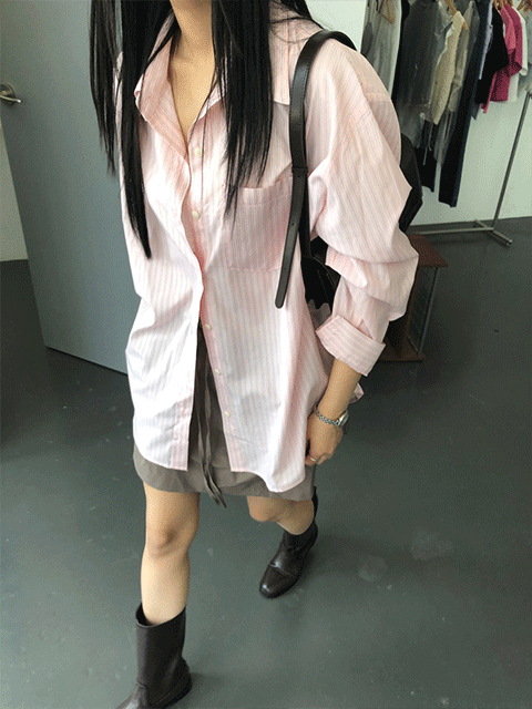 morethan stripe shirt (2color)