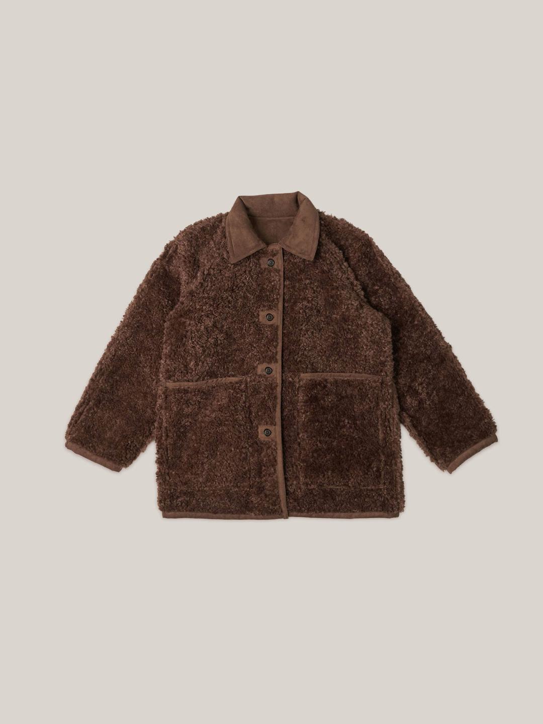 REVERSIBLE SHEARING COAT  [ BEAR ]