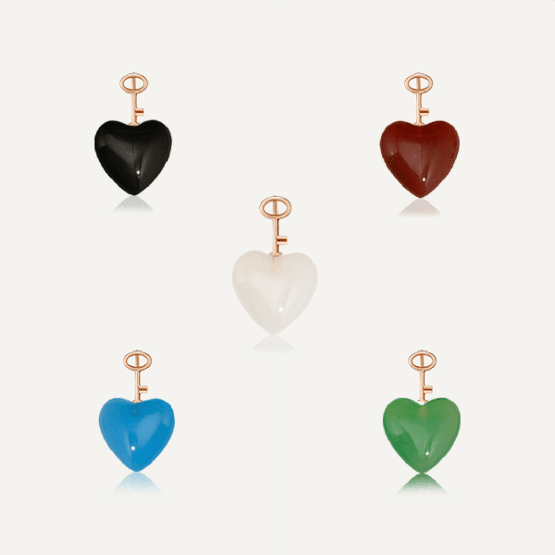 14k 하트봉봉  팬던트 MF026M (컬러선택 가능)