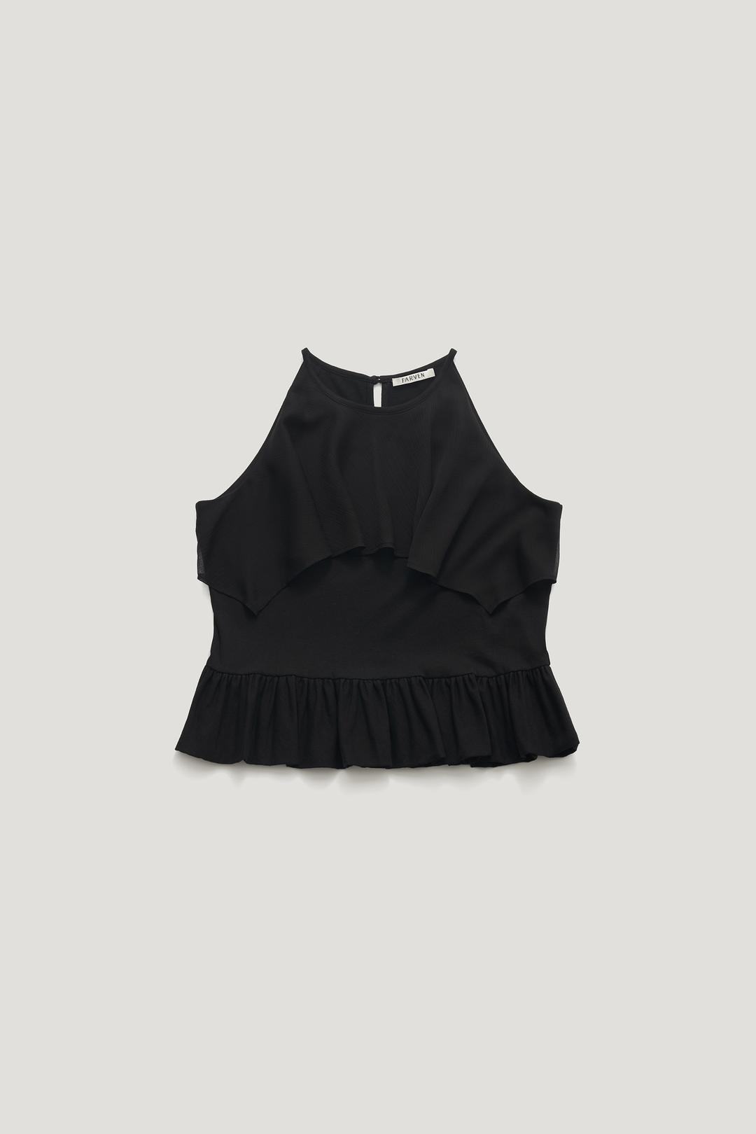 KAIL CANCAN BLOUSE_BLACK / ₩128,000