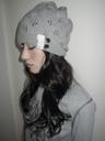 ang:project Lace Label Button Beanie (2color)