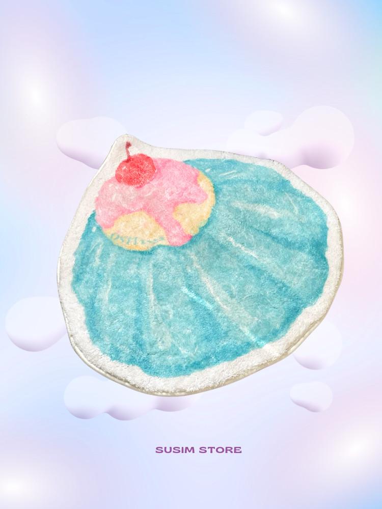 수심 Soda Pudding Rug 소다 푸딩 러그 침실 귀여운 원형 현관 키치 y2k