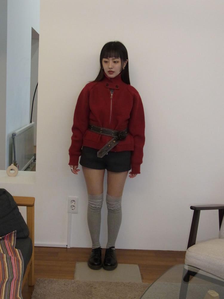 빈티지 집업 가디건