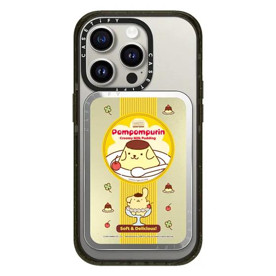 Pompompurin Milk Pudding Snappy Cardholder Stand