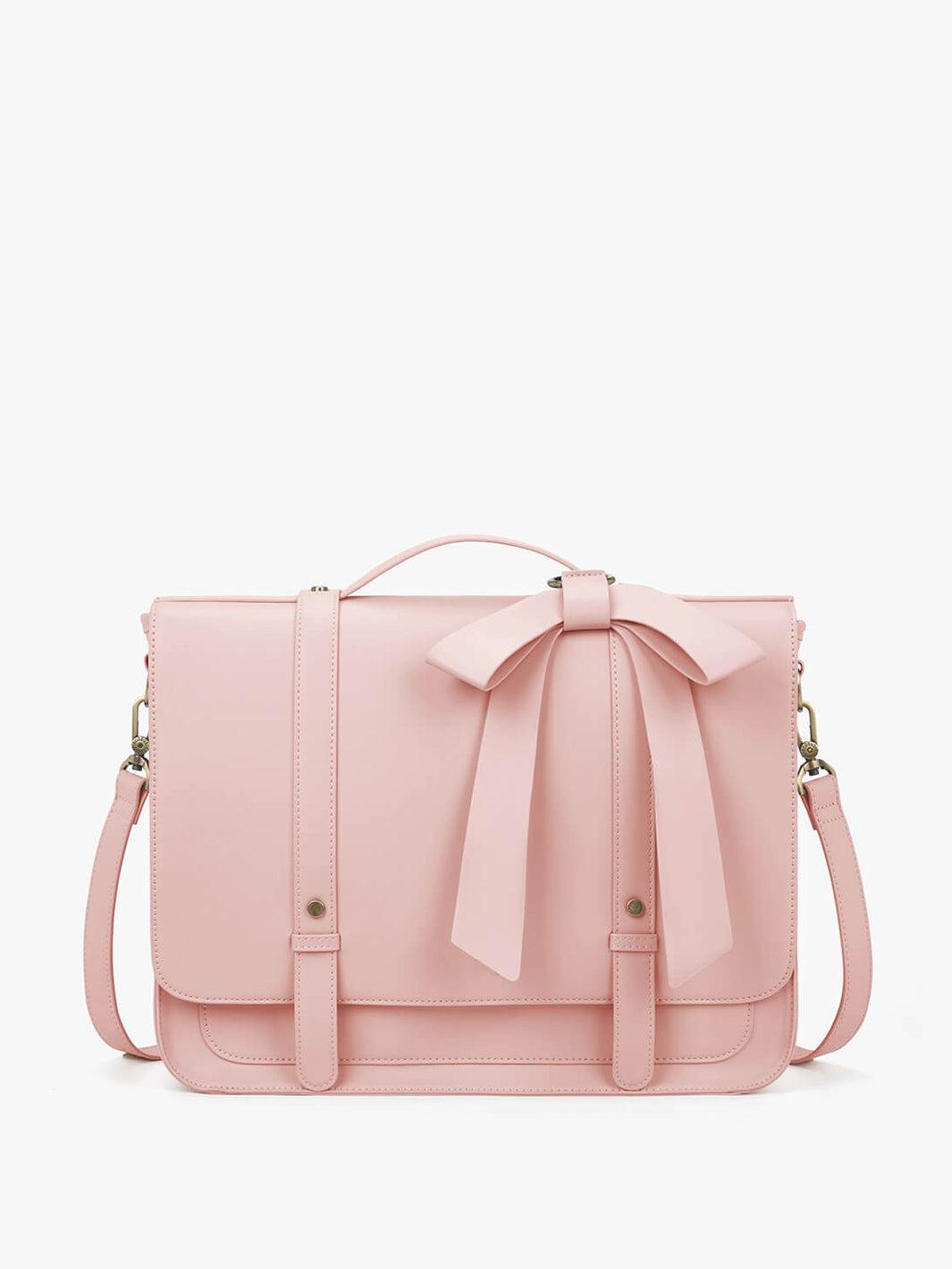 Summer Garden Romance Bow Briefcase - Pink