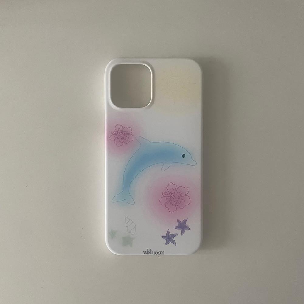 위시룸 해피 돌고래 폰케이스 (happy dolphin)