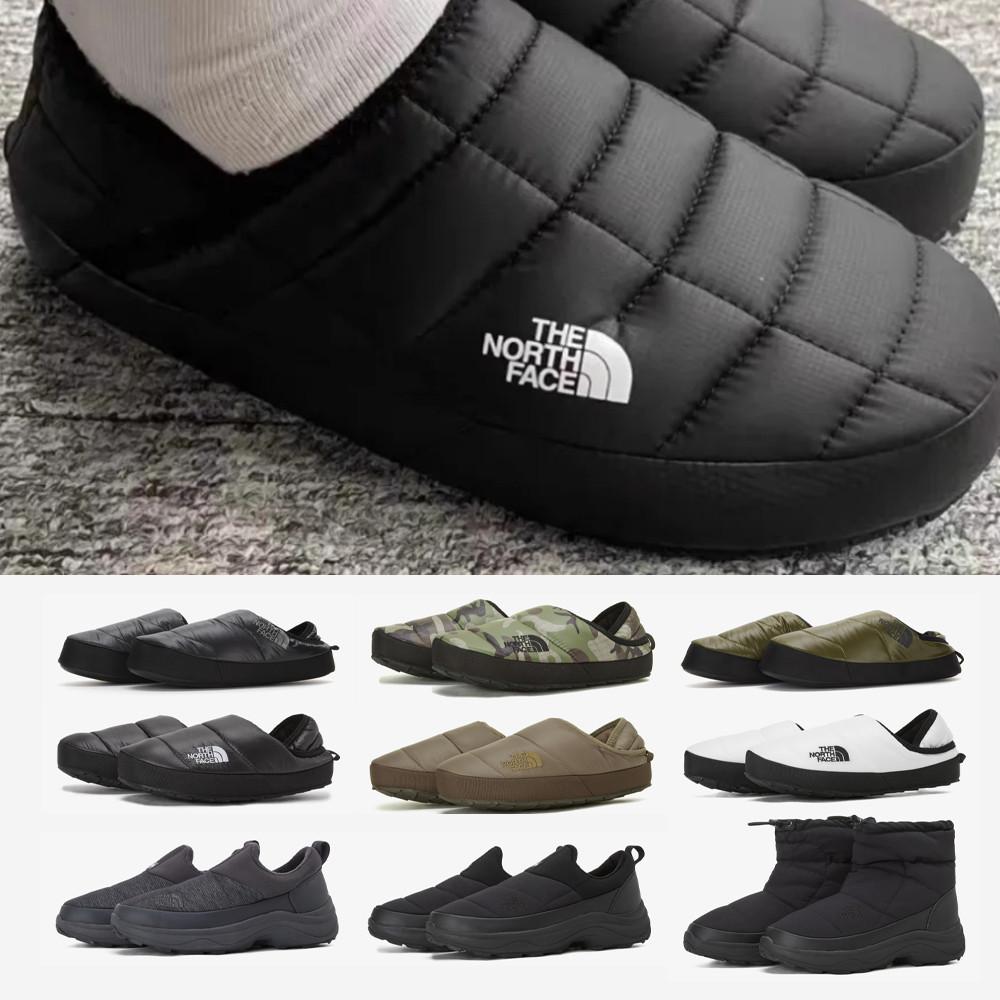 노스페이스 패딩 뮬 슈즈 부츠 남여공용 방한화 슬립온 뽀글이 뮬