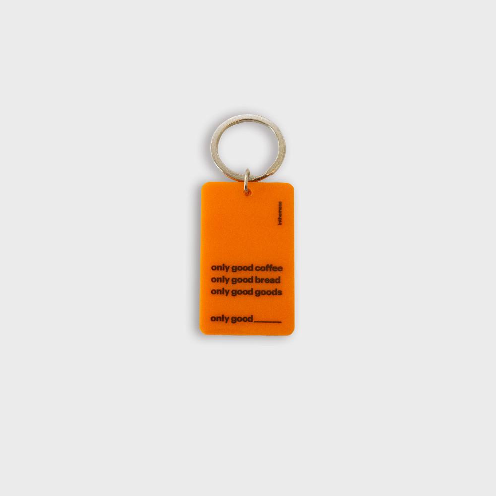 [키링] 인더매스 only good flat key ring
