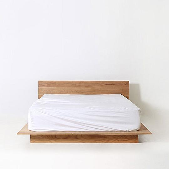 아키 AKI 오크 원목 침대 프레임 맞춤제작침대
