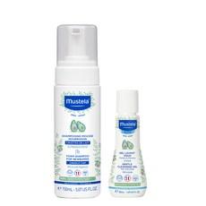 무스텔라 폼 샴푸 포 뉴 본 150ml + 젠틀 클렌징 젤 50ml
