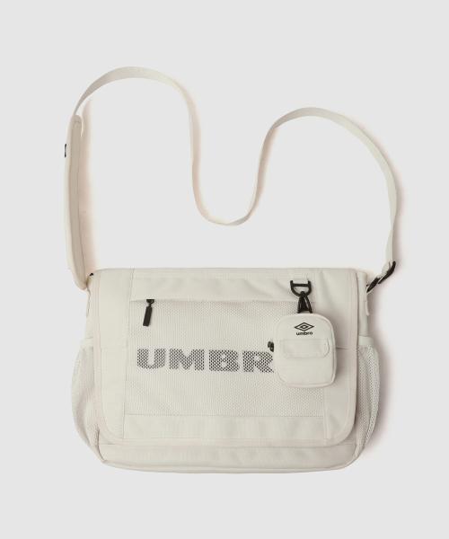 엄브로(UMBRO)  피쳐 메쉬 메신저백 아이보리(UQ123CBG13) - 사이즈 & 후기 | 무신사