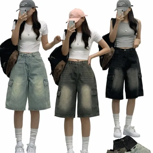 [인기버뮤다/~XL/5부기장] 선데이 이브닝 빈티지 워싱 카고 5부 데님팬츠 숏팬츠 청반바지 가을팬츠