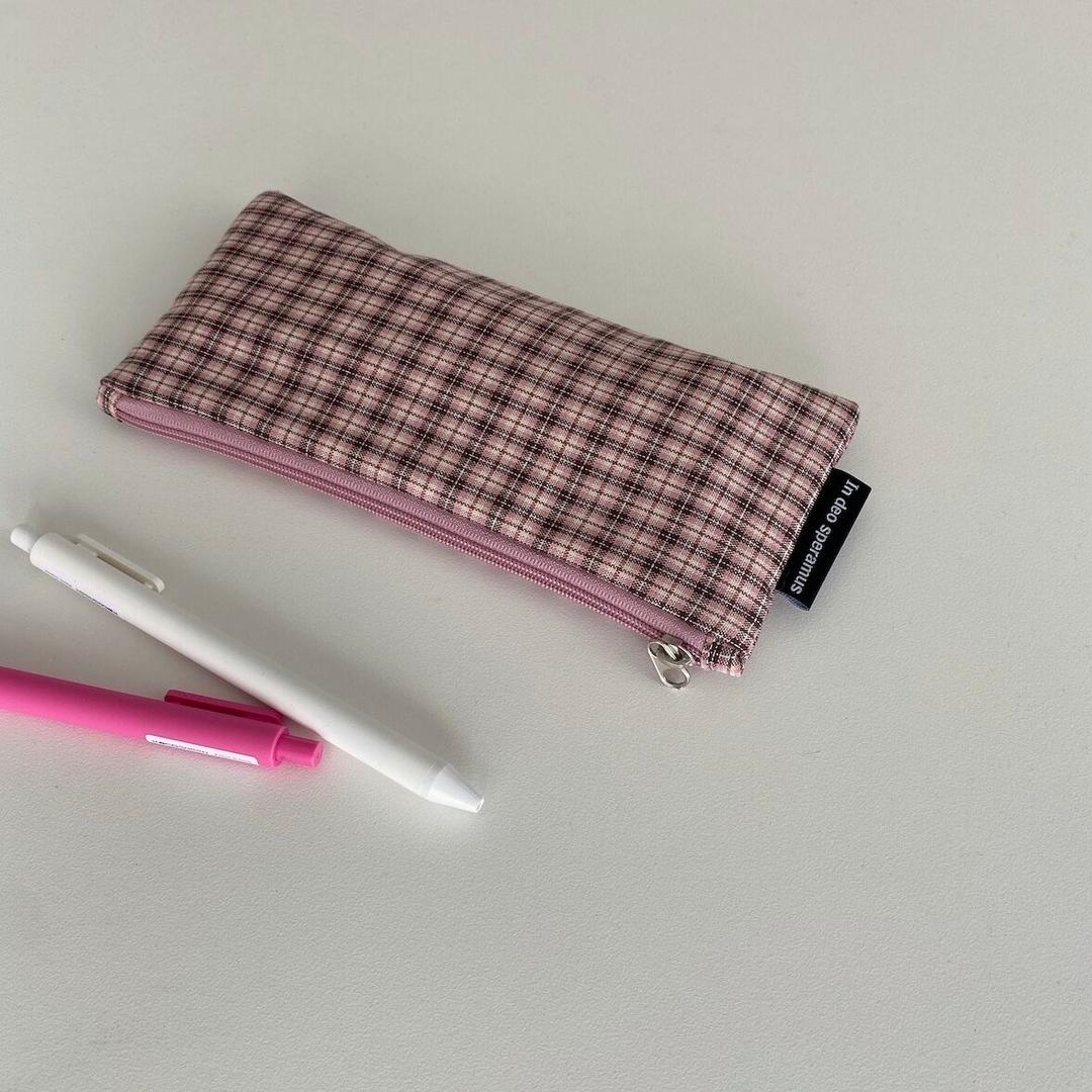 러블리 핑크 필통(Lovely pink pencil case)