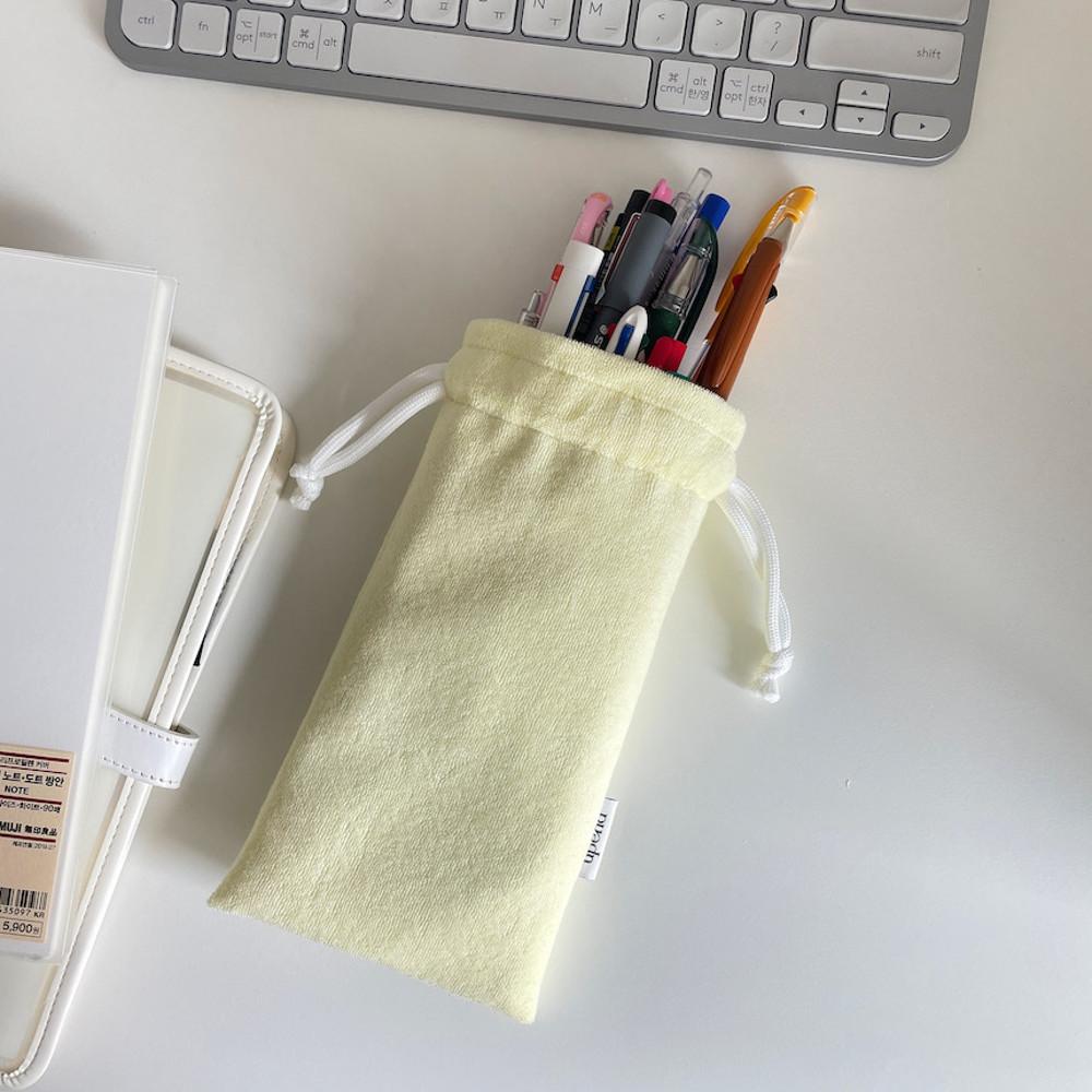 펜슬 파우치 pecil pouch (yellow)