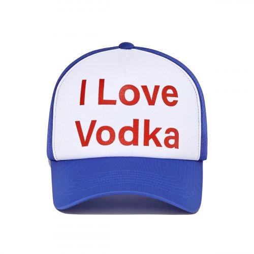 I Love Vodka Mesh cap (Blue)