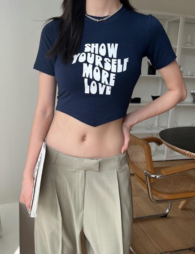 모어 크롭 티셔츠 (2color)