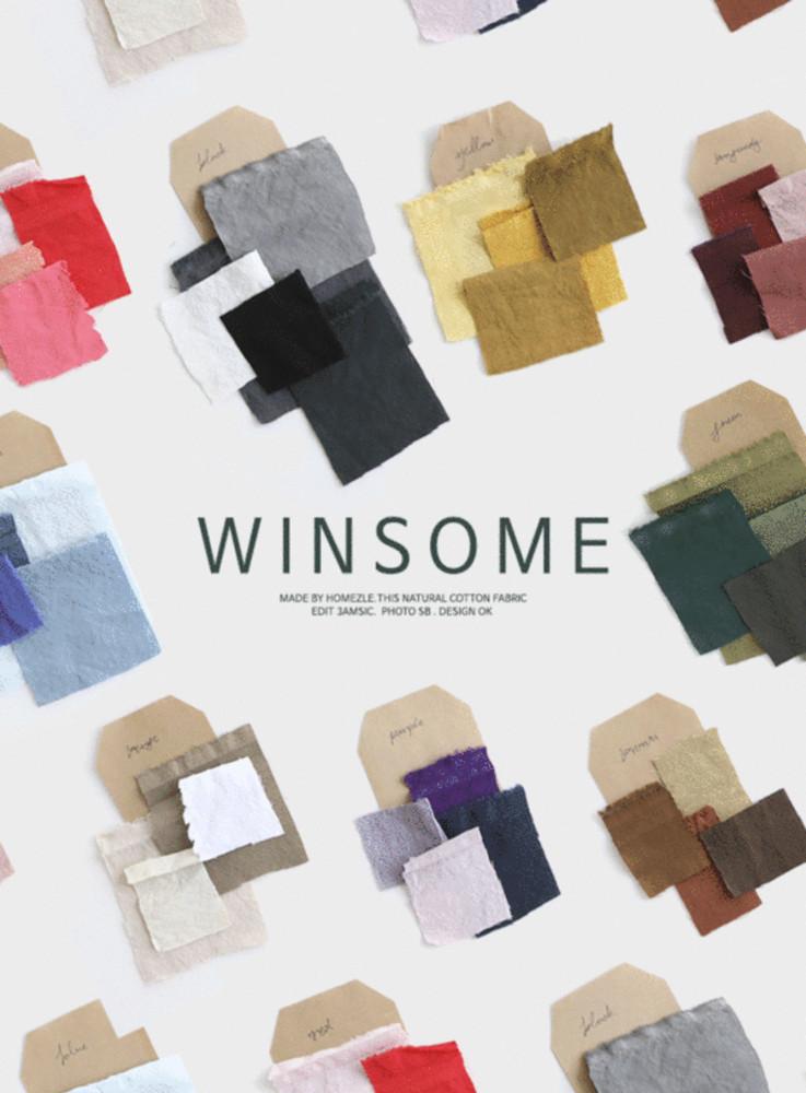 삼식이원단 대폭 바이오워싱 면 20수 무지 원단 옷만들기 배경천 윈썸 37종 반마 161447