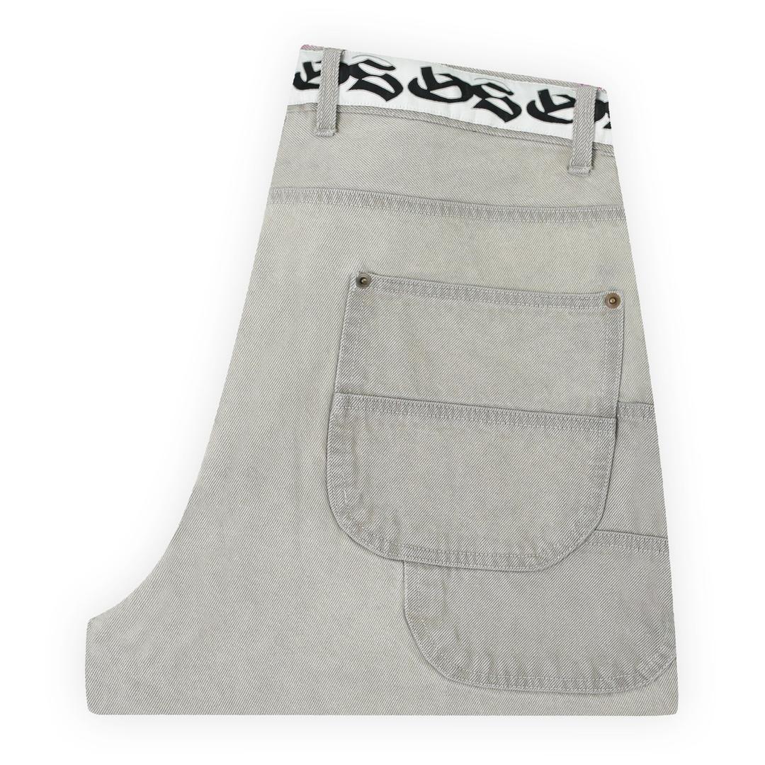 Boss Trousers (Silver) - M