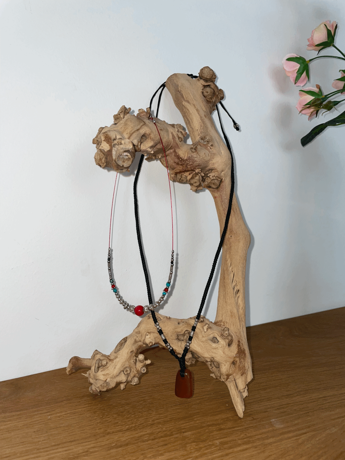jade hippie necklace (2-type)