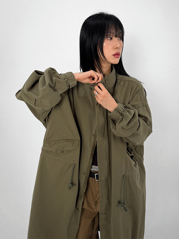 피쉬 테일 롱 필드 자켓