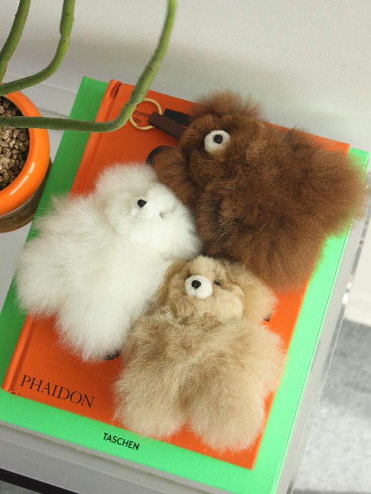 Alpaca Teddy bear Keyring