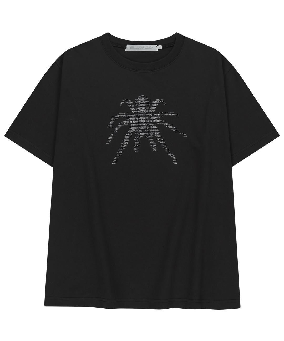 ASCII SPIDER T-SHIRT [BLACK]