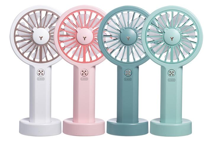 LED 미니 휴대용 선풍기 무소음 IW-Q77