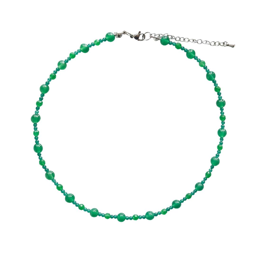 덴시티즈 EMERALD CITY NECKLACE 에메랄드 시티 원석 목걸이 MD