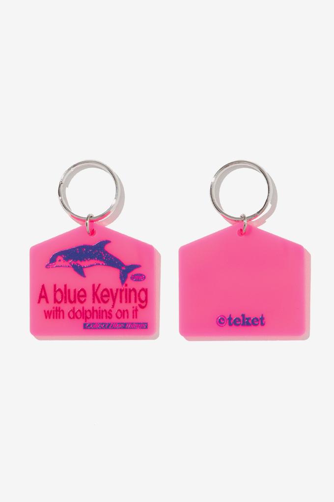 A BLUE KEYRING