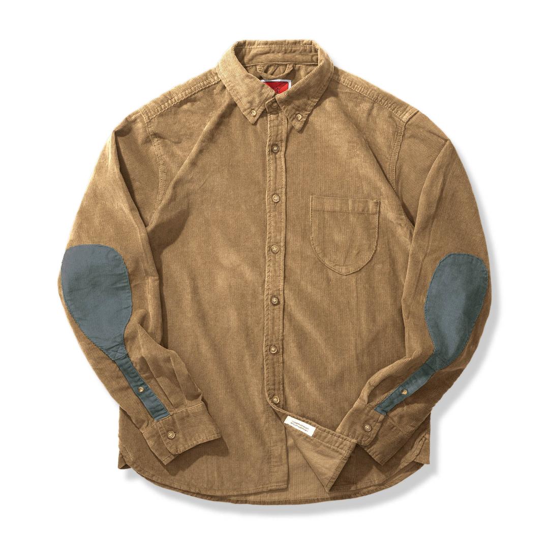 엘보패치 코듀로이 패치워크 셔츠